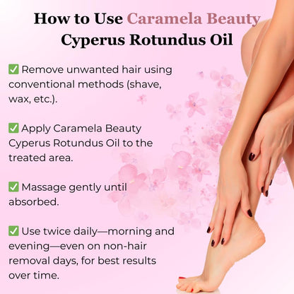 Cyperus Rotundus Oil for Hair Reduction(2-Pack)